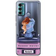 Прозрачный чехол BoxFace Motorola G60 Boss Babe