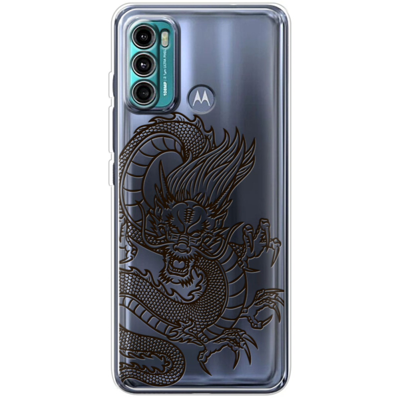 Прозрачный чехол BoxFace Motorola G60 Chinese Dragon