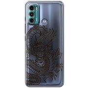 Прозрачный чехол BoxFace Motorola G60 Chinese Dragon