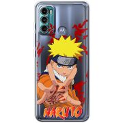 Прозрачный чехол BoxFace Motorola G60 Naruto