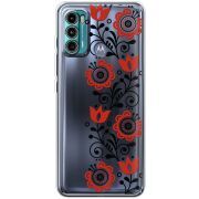 Прозрачный чехол BoxFace Motorola G60 Ethno Ornament