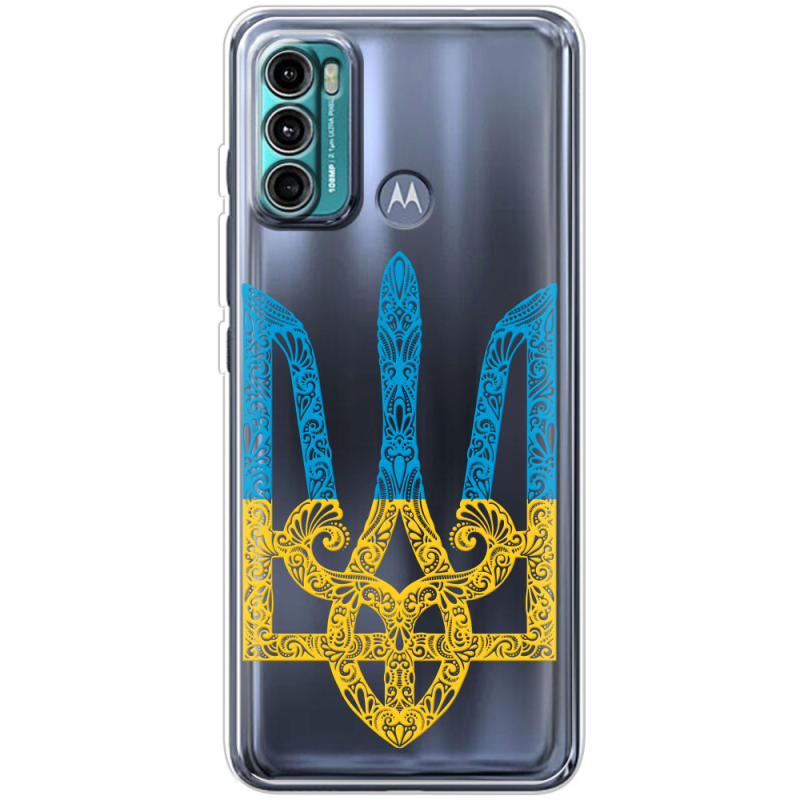 Прозрачный чехол BoxFace Motorola G60 Gold Trident