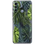 Прозрачный чехол BoxFace Motorola G60 Palm Tree