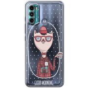 Прозрачный чехол BoxFace Motorola G60 Good Morning