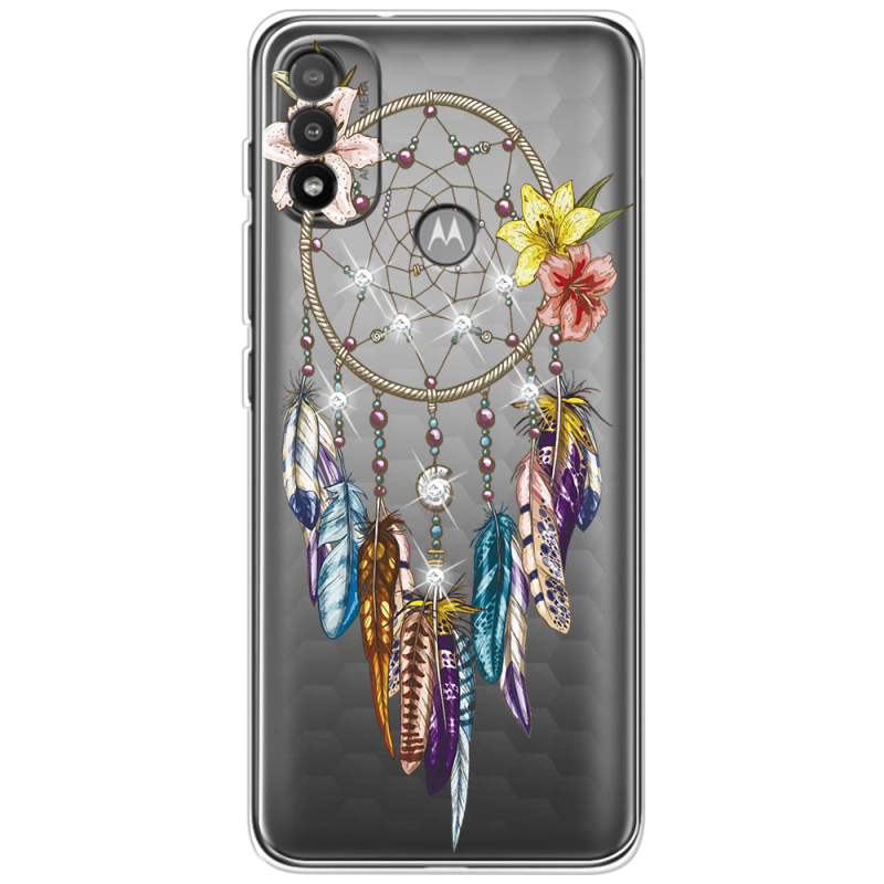 Чехол со стразами Motorola E20 Dreamcatcher