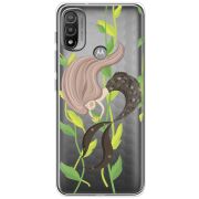 Прозрачный чехол BoxFace Motorola E20 Cute Mermaid