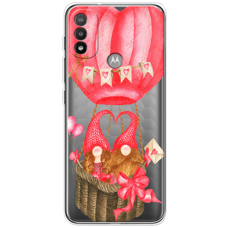 Прозрачный чехол BoxFace Motorola E20 Valentine Dwarfs