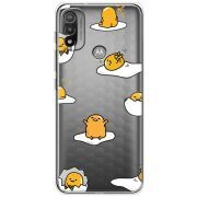 Прозрачный чехол BoxFace Motorola E20 Gudetama