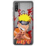 Прозрачный чехол BoxFace Motorola E20 Naruto