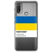 Прозрачный чехол BoxFace Motorola E20 Pantone вільний синій