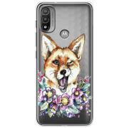 Прозрачный чехол BoxFace Motorola E20 Winking Fox