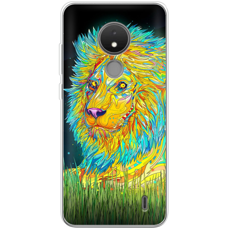 Чехол BoxFace Nokia C21 Moonlight Lion