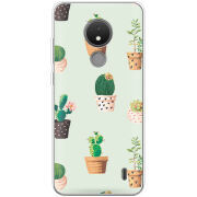 Чехол BoxFace Nokia C21 L-green Cacti