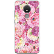 Чехол BoxFace Nokia C21 Pink Peonies