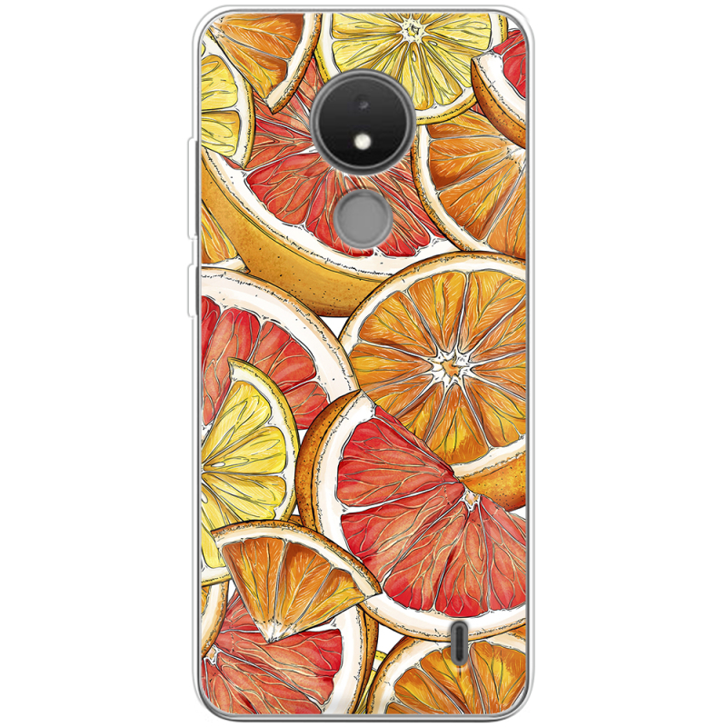 Чехол BoxFace Nokia C21 Citrus Pattern