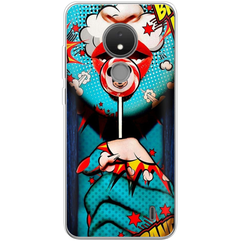 Чехол BoxFace Nokia C21 Girl Pop Art