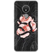 Чехол BoxFace Nokia C21 Snake Rose