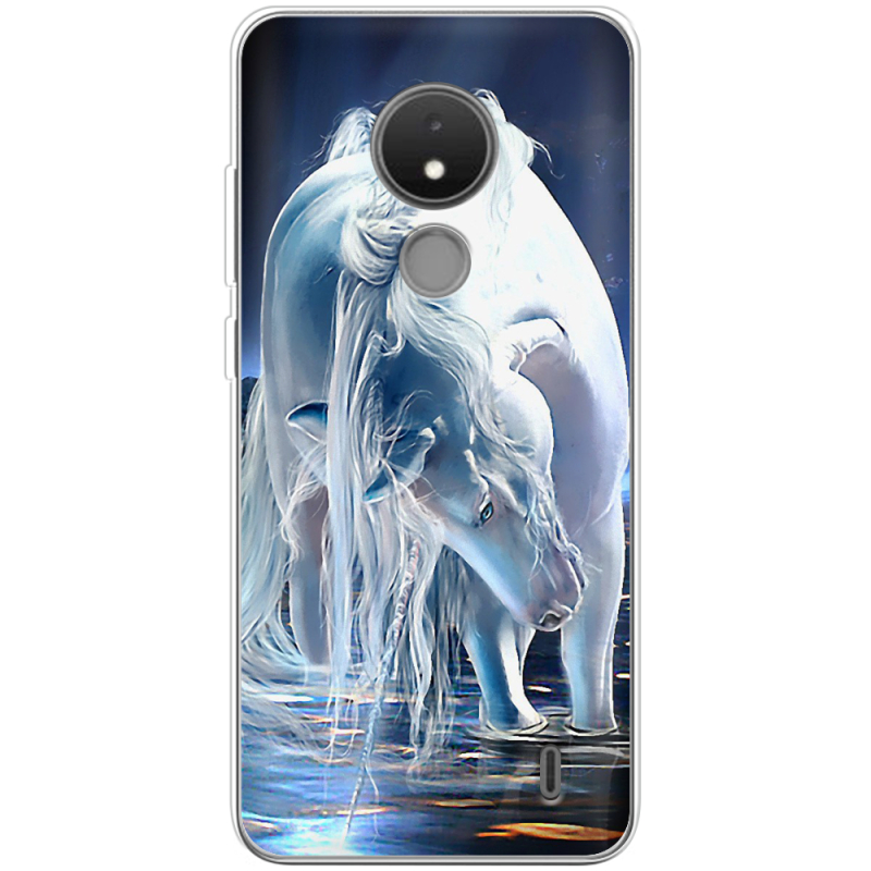 Чехол BoxFace Nokia C21 White Horse