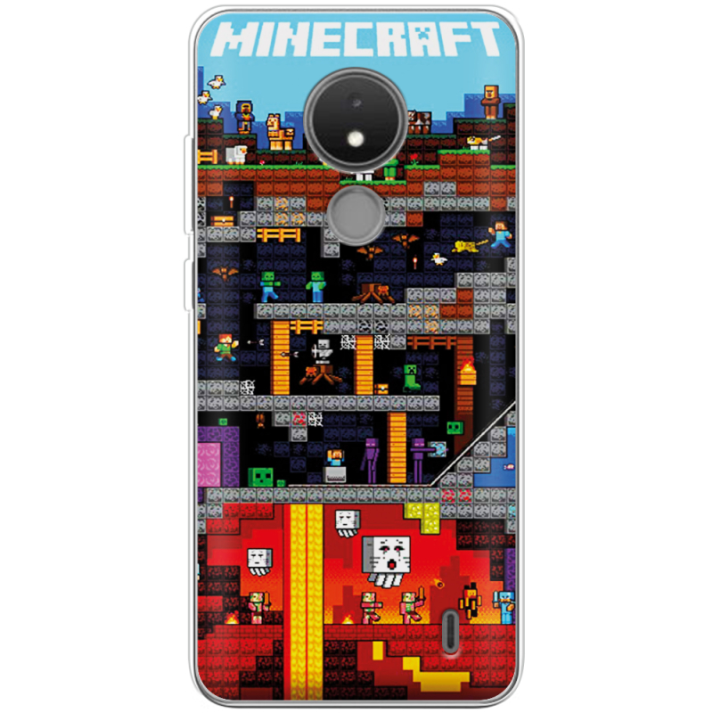 Чехол BoxFace Nokia C21 Minecraft Lode Runner