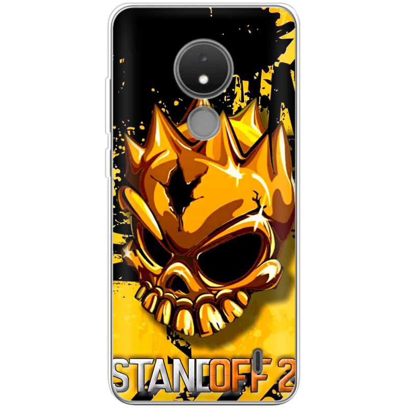 Чехол BoxFace Nokia C21 StandOff 2 gold