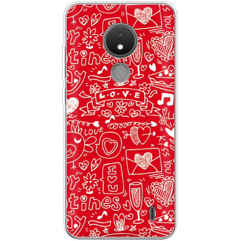 Чехол BoxFace Nokia C21 Happy Valentines