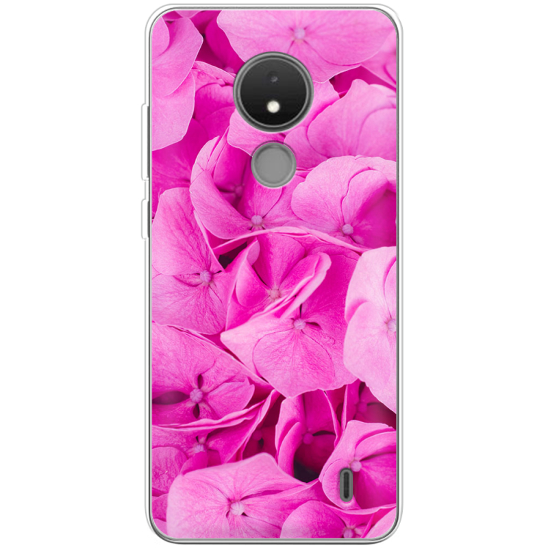 Чехол BoxFace Nokia C21 Pink Flowers