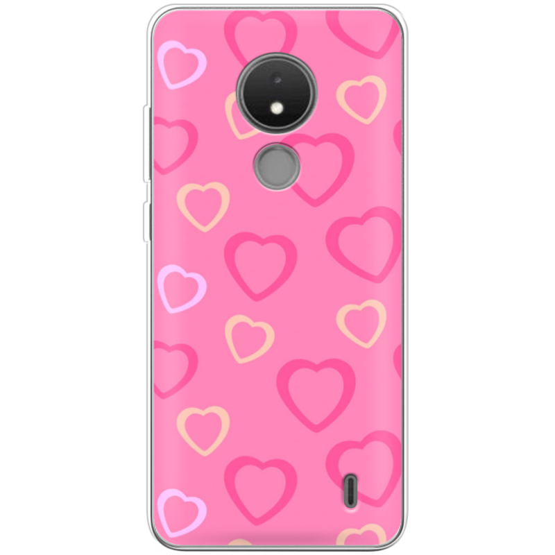 Чехол BoxFace Nokia C21 Sugar Hearts