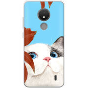 Чехол BoxFace Nokia C21 Wondering Cat