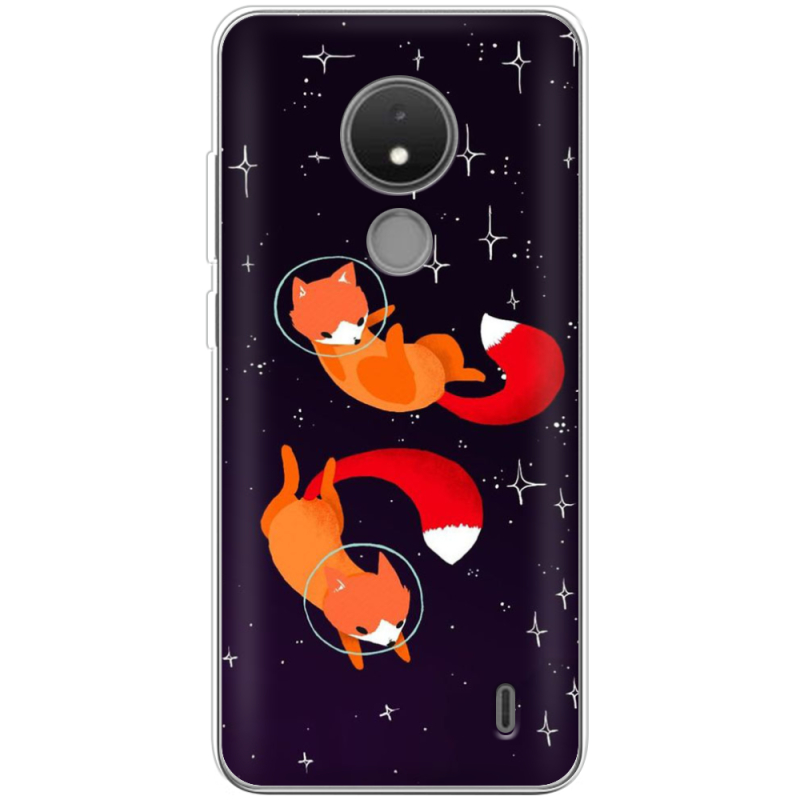 Чехол BoxFace Nokia C21 Fox-Astronauts