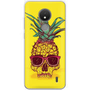 Чехол BoxFace Nokia C21 Pineapple Skull