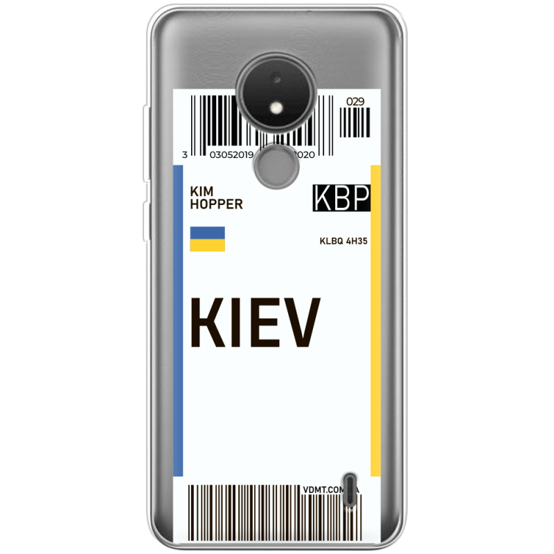 Прозрачный чехол BoxFace Nokia C21 Ticket Kiev