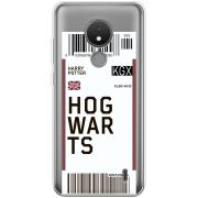 Прозрачный чехол BoxFace Nokia C21 Ticket Hogwarts