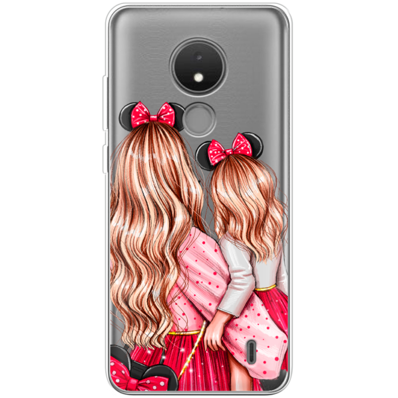 Прозрачный чехол BoxFace Nokia C21 Mouse Girls