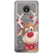 Прозрачный чехол BoxFace Nokia C21 Winter Deer