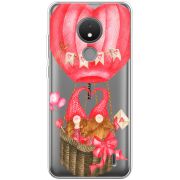 Прозрачный чехол BoxFace Nokia C21 Valentine Dwarfs