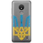 Прозрачный чехол BoxFace Nokia C21 Gold Trident