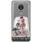 Прозрачный чехол BoxFace Nokia C21 VOGUE