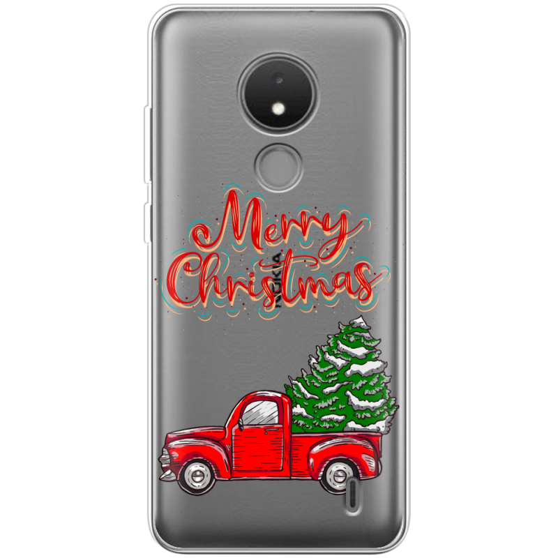 Прозрачный чехол BoxFace Nokia C21 Holiday Car