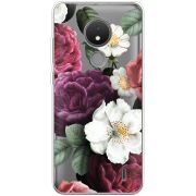 Прозрачный чехол BoxFace Nokia C21 Floral Dark Dreams