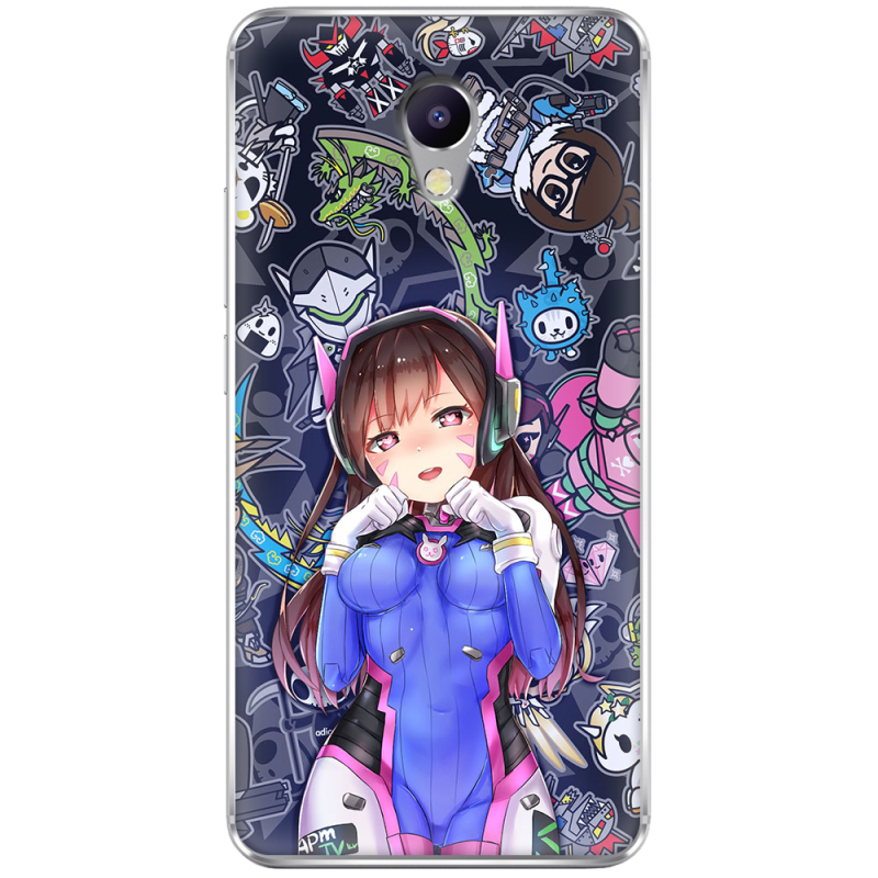 Чехол Uprint Meizu M5 Note Overwatch D.VA