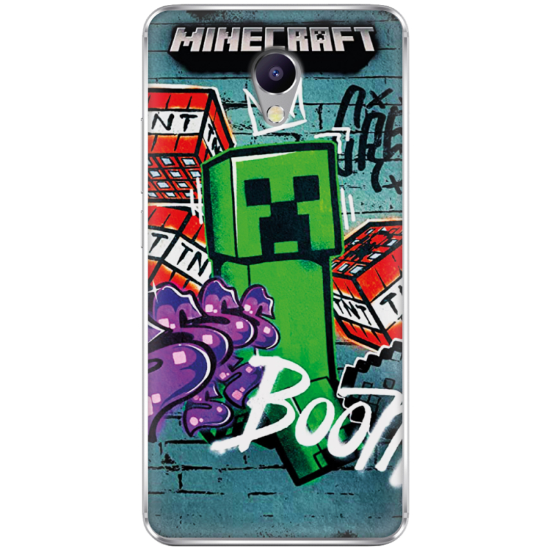 Чехол Uprint Meizu M5 Note Minecraft Graffiti