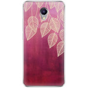 Чехол Uprint Meizu M5 Note Gold Leaves