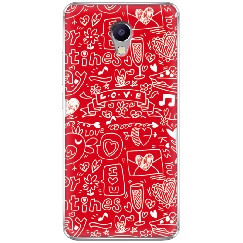 Чехол Uprint Meizu M5 Note Happy Valentines