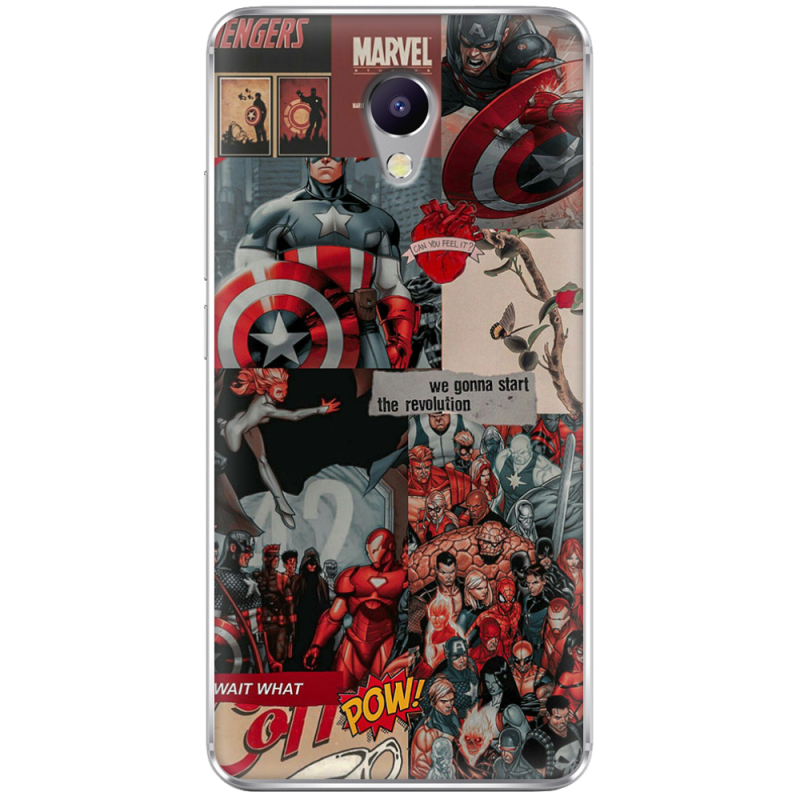 Чехол Uprint Meizu M5 Note Marvel Avengers