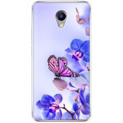 Чехол Uprint Meizu M5 Note Orchids and Butterflies