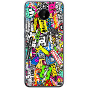 Чехол BoxFace Nokia C20 Multicolored Inscriptions