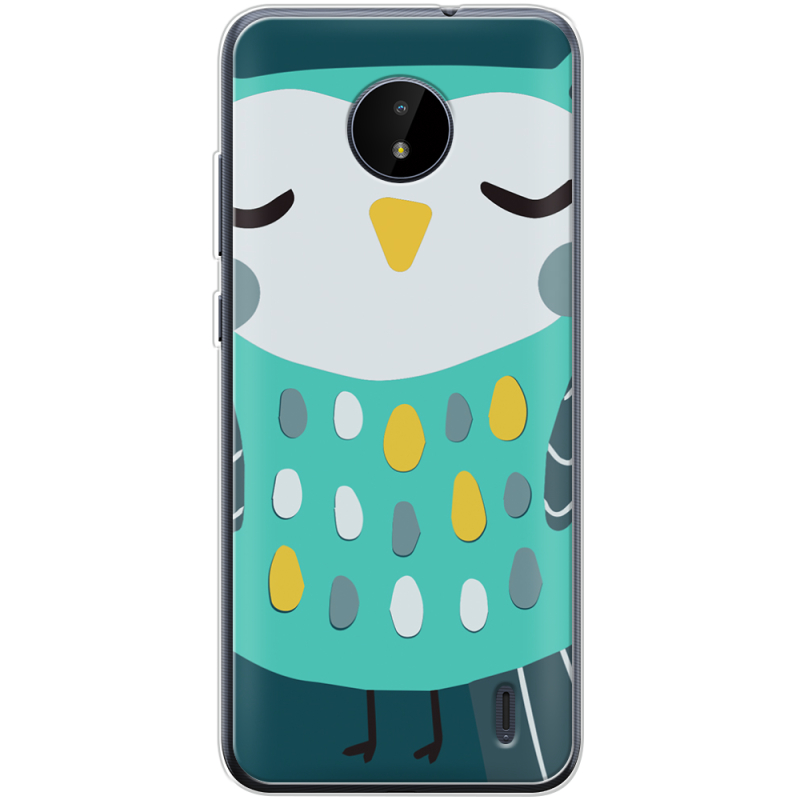 Чехол BoxFace Nokia C20 Green Owl