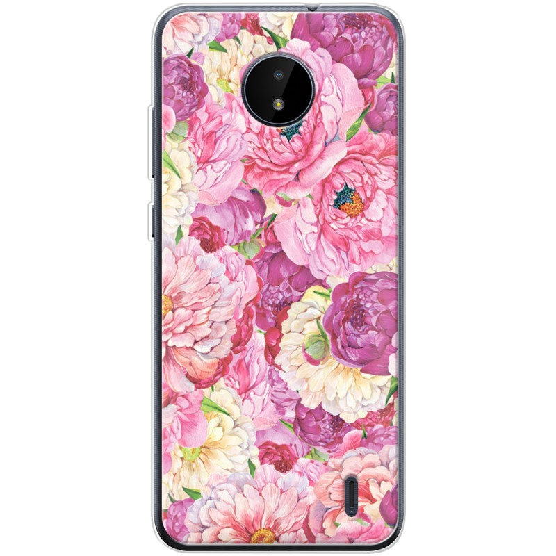 Чехол BoxFace Nokia C20 Pink Peonies