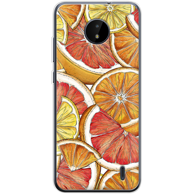 Чехол BoxFace Nokia C20 Citrus Pattern