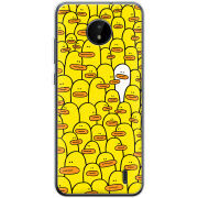 Чехол BoxFace Nokia C20 Yellow Ducklings